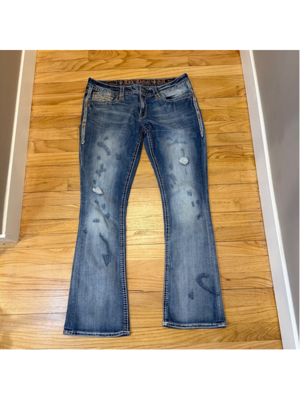 Women's Rock Revival Cameo Boot Cut Jeans 34X32